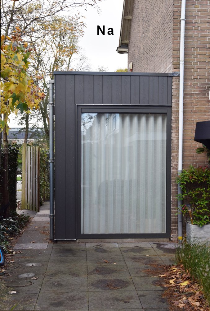 Bouwbedrijf Vrasdonk Graaf Jankade Alkmaar huis buiten aanbouw na